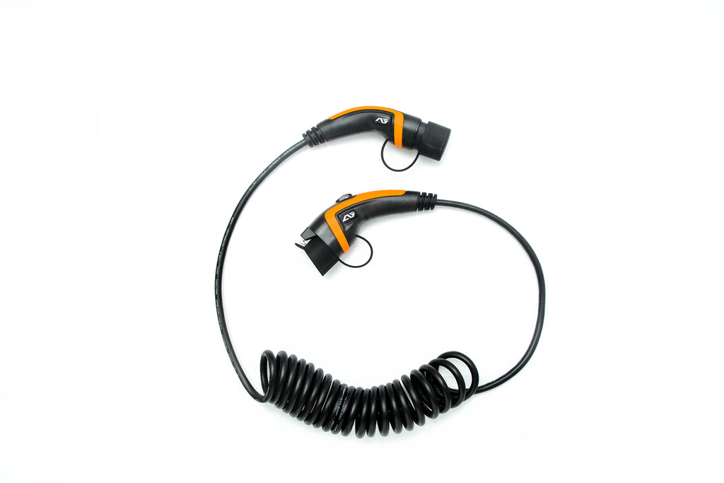 DA Hi Type 2 charging cable for electric and hybrid vehicles, 16 A / 32 A,  7.2 kW, 11 kW, 22 kW, 5 m, 7 m, 10 m, TÜV & CE certified, IP54 rating