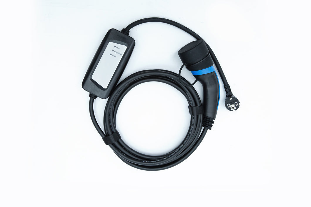 EV EV Charging Cable Type2 with display screen 5Metre 16 Amp CE certification | Charging Cable Type2 with display screen